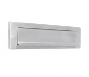 ZOO HARDWARE ZAS37SS LETTER PLATE 340X75mm APERTURE 280x45 SATIN STAINLESS STEEL