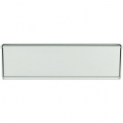 ALUMINIUM LETTER PLATE FACE FIX 305 X 76mm