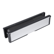 EUROSPEC INTUMESCENT LETTERBOX ASSEMBLIES ES307 SATIN ANODISED ALUMINIUM