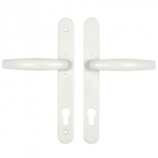 HOPPE Atlanta 92mm 3 Hole Fix UPVC Lever Furn White