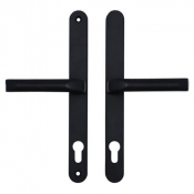 HOPPE 92mm UPVC LEVER DOOR FURNITURE 113/3620N BLACK