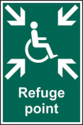 REFUGE POINT 200mm x 300mm PVC