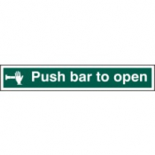 PUSH BAR TO OPEN RPVC 600mm x 100mm