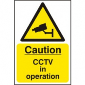 CAUTION  CCTV IN OPERATION RPVC 200mm x 300mm