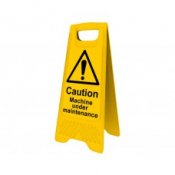 HEAVY DUTY A-BOARD 4708 CAUTION MACHINE UNDER MAINTENANCE