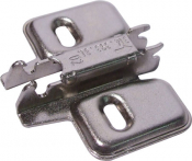Hafele 322.94.700 Mounting Plate, Cruciform, for Grass Click On System Hinges