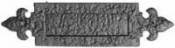 KIRKPATRICK 1073 FLEUR DE LYS LETTER PLATE 14 1/4inch X 3 1/2inch