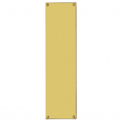 CARLISLE BRASS M39F FINGER PLATE FLAT SHEET POLISHED BRASS