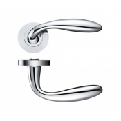 ZOO HARDWARE ZPZ060CP VERONA ROUND ROSE LEVER FURNITURE POLISHED CHROME