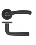 SEVILLE LEVER ON ROSE ZPA050-MB MATT BLACK