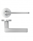 LEON LEVER ON ROSE ZPA010-SC SATIN CHROME