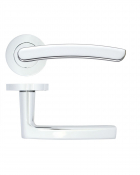 SANTIAGO LEVER ON ROSE ZPA020-CP POLISHED CHROME