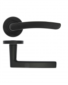 SANTIAGO LEVER ON ROSE ZPA020-MB MATT BLACK