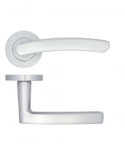 SANTIAGO LEVER ON ROSE ZPA020-SC SATIN CHROME