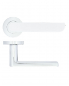 VALENCIA LEVER ON ROSE ZPA040-CP POLISHED CHROME