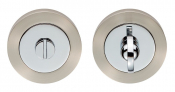 GK4004SNCP SATIN NIKEL POLISHED CHROME  TURN & RELEASE ON CONCEALED ROSE