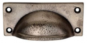 FTD5520-PE Square Plate Cupboard Pull (Pewter Effect)