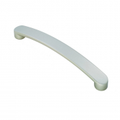 RADIUSED END FLAT BOW HANDLE FTD2035B SN Satin Nickel