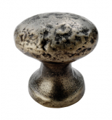 FINGERTIP FTD1096B PE HAMMERED OVAL KNOB PEWTER