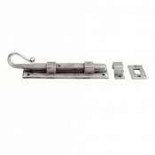 PE5530A 90mm Pewter Effect Shepherds Crook Straight Bolt