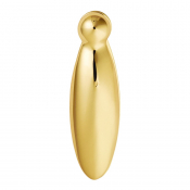 Covered Pear Drop Escutcheon AQ45PB (Polished Brass)