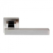 Eurospec SSL1405DUO Designer Lever on Sprung Square Rose