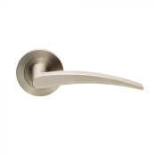 Carlisle Brass Eurospec Steelworx SWL1116SSS Volantes Lever On Round Rose