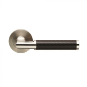 Carlisle Brass Eurospec Steelworx SWL1116SSS Volantes Lever On Round Rose
