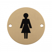 EUROSPEC FEMALE SYMBOL 76mm Di SEX1012SPVD SATIN PVD