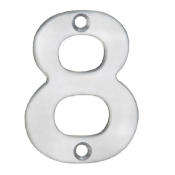 Steelworx 50mm Numeral inch8inch NUM10508BSS (Bright Stainless Steel)