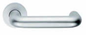 Eurospec Safety Lever on Round Rose Bar 22mm LRS9000