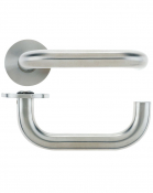 VIER 19mm RTD LEVER ON ROSE (VS030S) SATIN STAINLESS