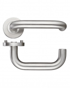 VIER 19mm RETUN TO DOOR LEVER ZG4S030SS GRADE4 SCREW ON ROSE