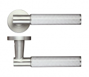 ZOO HARDWARE ZPS120SSS 22mm ATHENA LEVER SCREW ON ROSE SATIN STAINLESS