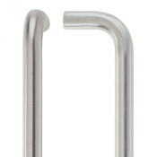 ZCSD300 300 x 19mm POLISHED STAINLESS 19mm D PULL HANDLE GRADE 304