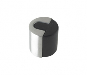 ZAS86SS DOOR STOP FLOOR MOUNTED ROUND SATIN STAINLESS