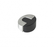 ZAS87SS DOOR STOP FLOOR MOUNTED SLOPED SATIN STAINLESS