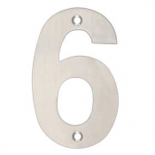 102mm STAINLESS STEEL NUMERAL ZSN08BSS 9