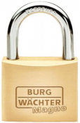 BURG WACHTER MAGNO 25mm BRASS PADLOCK 400 E 25 SBKEYED ALIKE