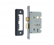 NERO 2 LEVER SASHLOCK 65mm BLACK JL470BL