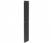 NERO FINGER PLATE RAD CORNERS 475 x 75mm MATT BLACK JMB82