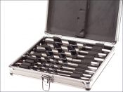 Faithfull FAICASET8 Combination Wood Auger Bit Set 8 Piece 6-25mm