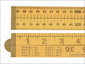 RST WOODEN FOLDING RULE 1M/39inch RST073