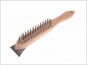 WIRE BRUSH C/W SCRAPER FAI5804S