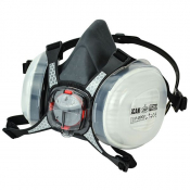 SCAN TWIN HALF MASK RESPIRATOR + P2 REFILLS SCAPPERESPP2