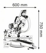 BOSCH GCM 12SDE MITRE SAW 305mm 240v 0601B23170