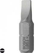 BOSCH SLOTTED SCREWDRIVER BIT EXTRA HARD PKT 3 (2607001459)