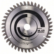 BOSCH MULTI MATERIAL CIRCULAR BLADE 2608640503 160x20/16x42T