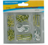GENERAL ASSORMENT CUP HOOKS 48 pieces
