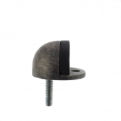 ADSHMPDS Half Moon Door Stop Distressed Silver